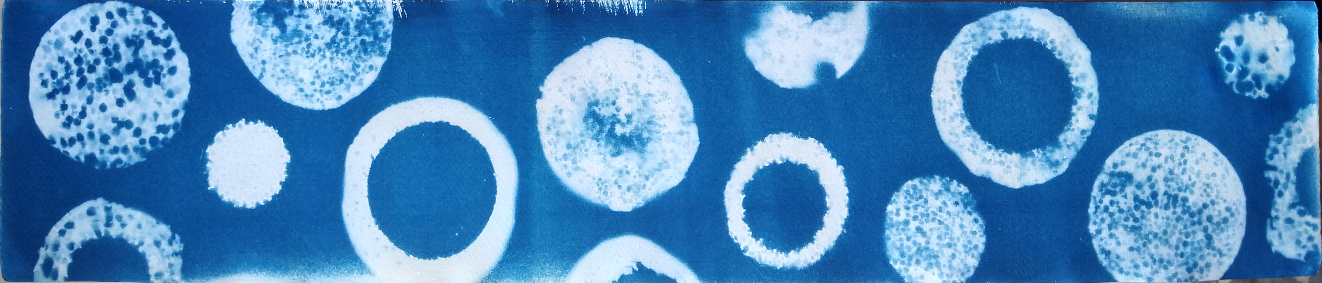 bubble structure cyanotype